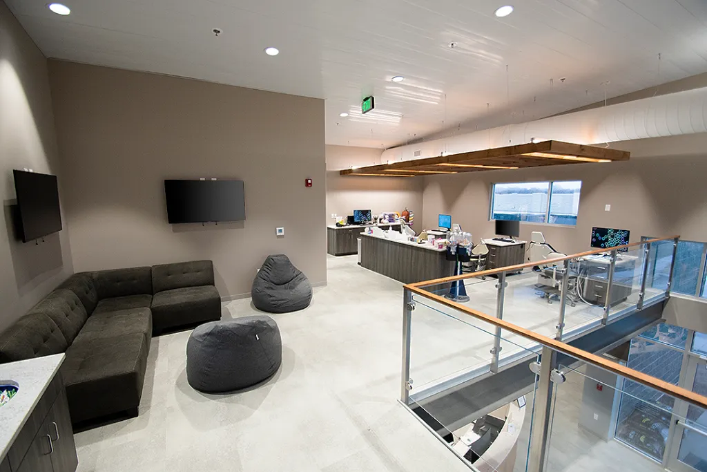 The dental waiting room in Louisburg
