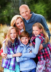 Dr. Laura Bowden and her family